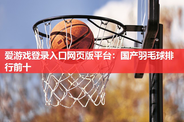 爱游戏登录入口网页版平台：国产羽毛球排行前十