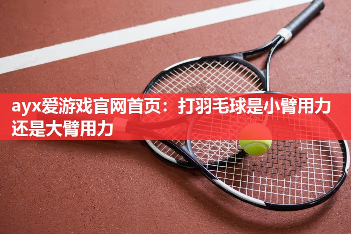 打羽毛球是小臂用力还是大臂用力 打羽毛球是小臂用力还是大臂用力